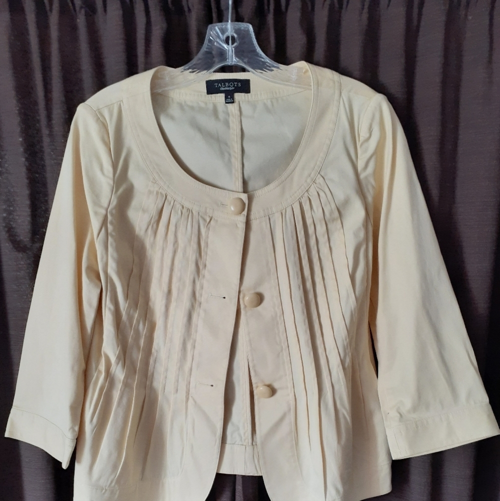 Talbots casual jean jacket